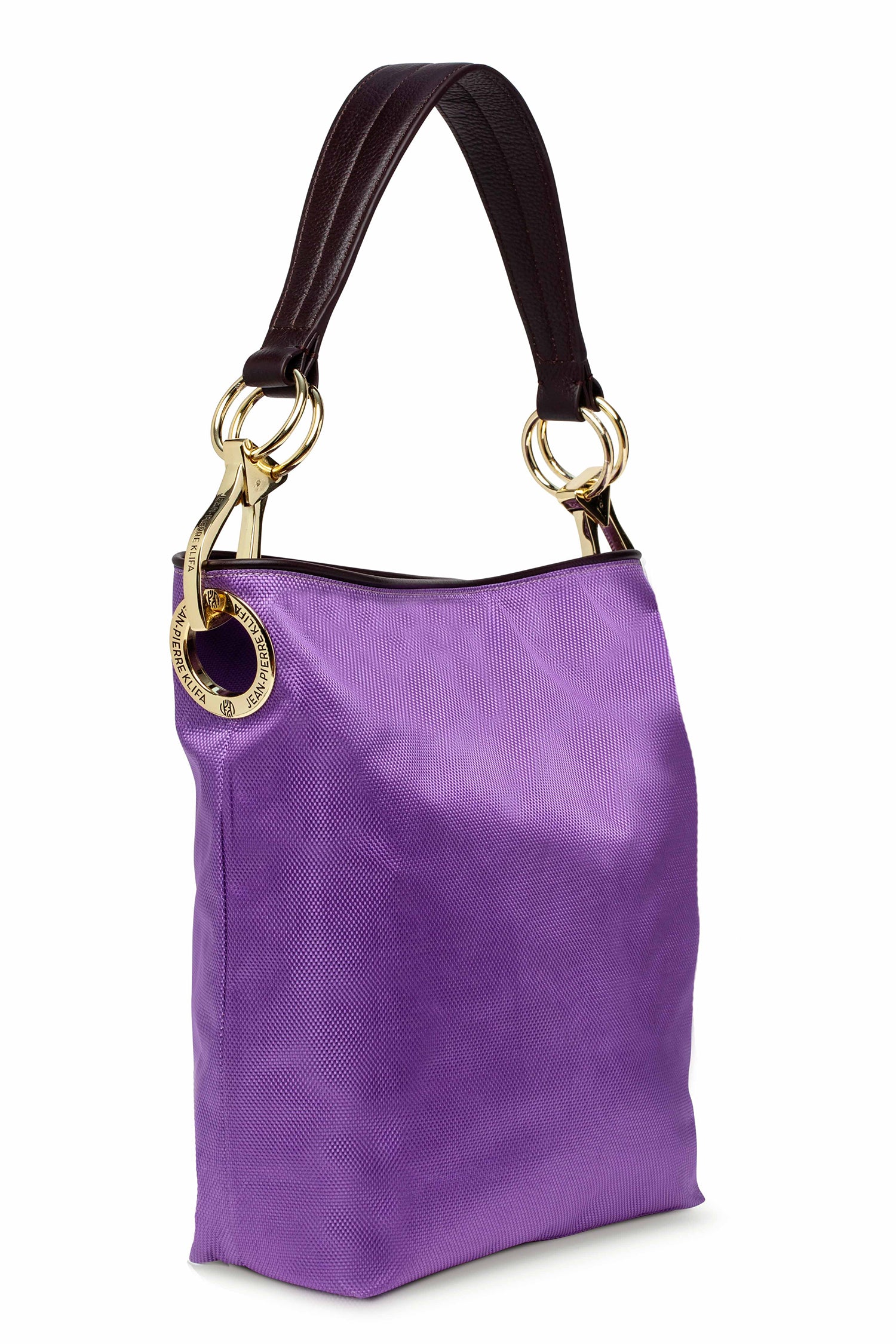 Nylon Bucket Bag Grape Handbag Jean-Pierre Klifa   