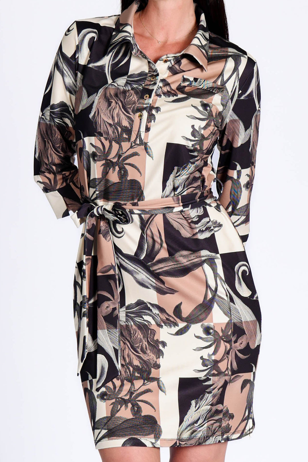 Donna Dress Bronze Etching APPAREL - DRESS JPK 2027