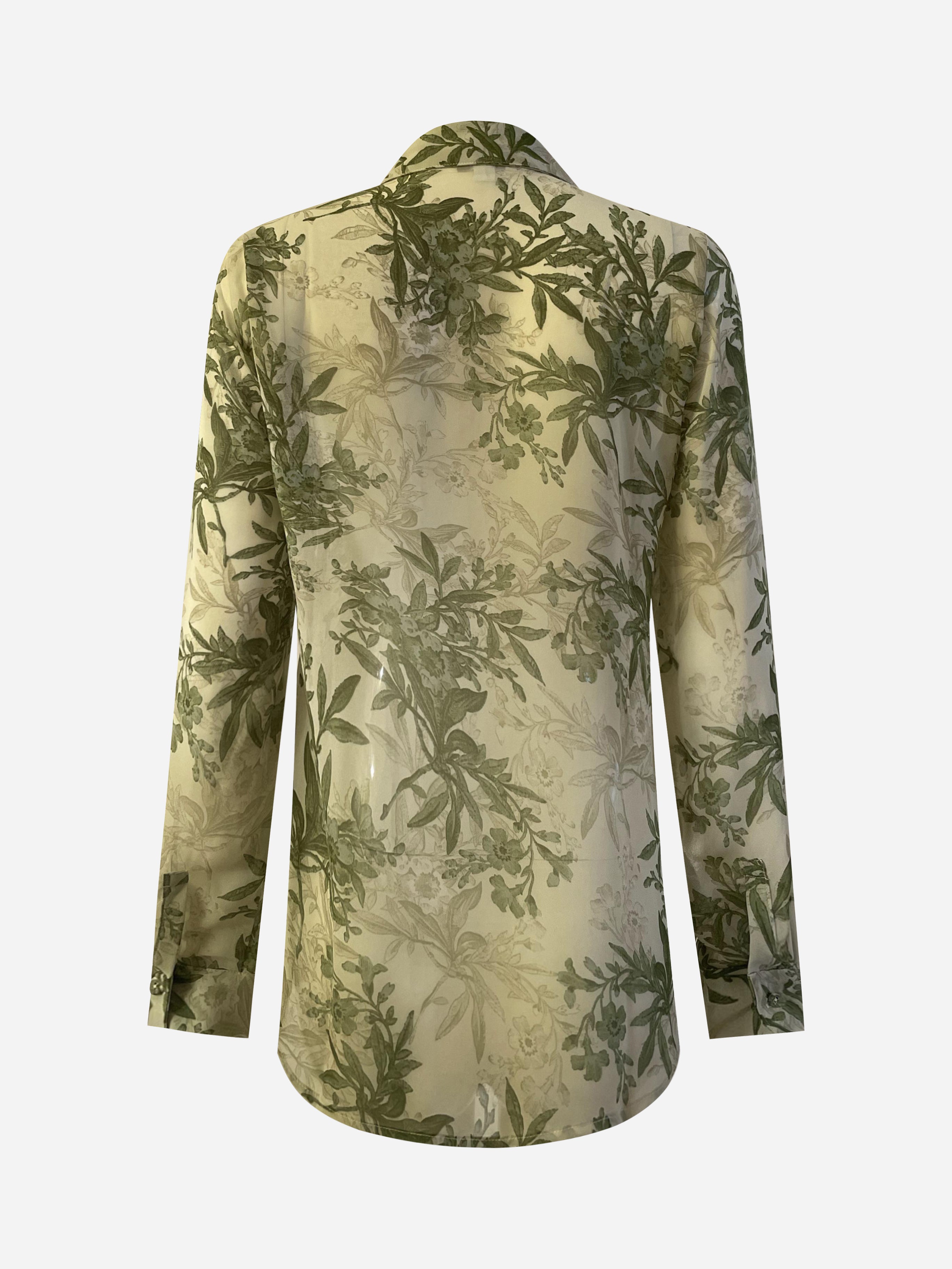 Checkered Shirt Century Foliage Green Tops Jean-Pierre Klifa   