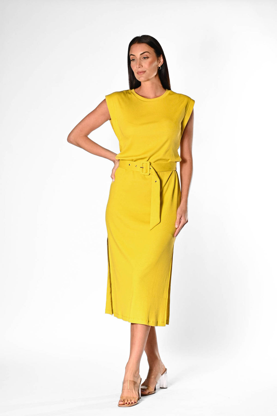 Moira Dress Okra Small Moira Dress Okra Small