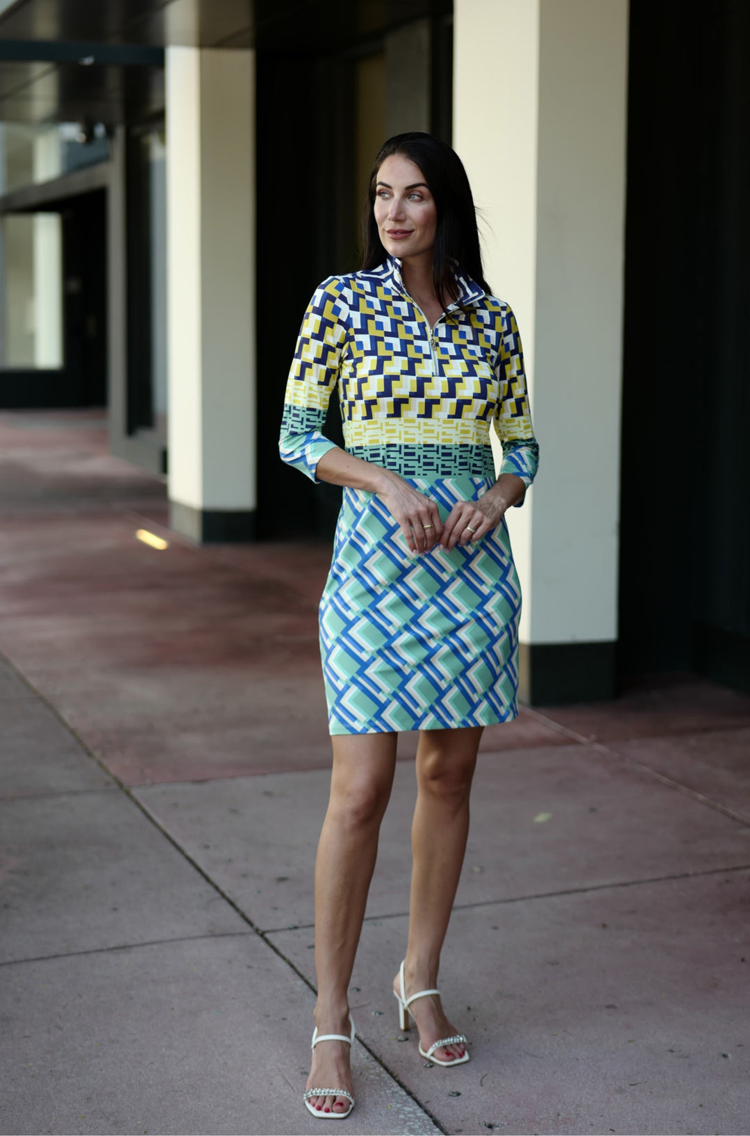 Pebble Beach Dress Damier APPAREL - DRESS JPK 2026