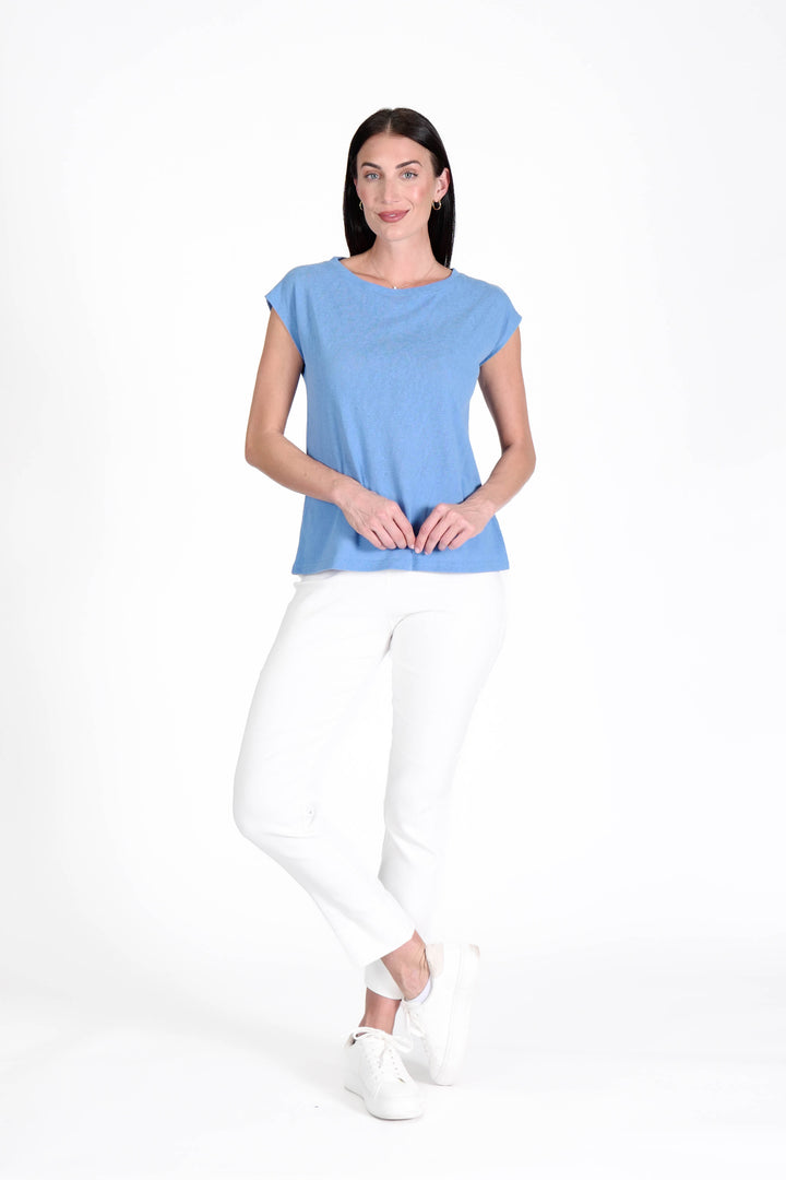 Spring Top Aegean Blue APPAREL - TOP - SHIRT JPK 2026