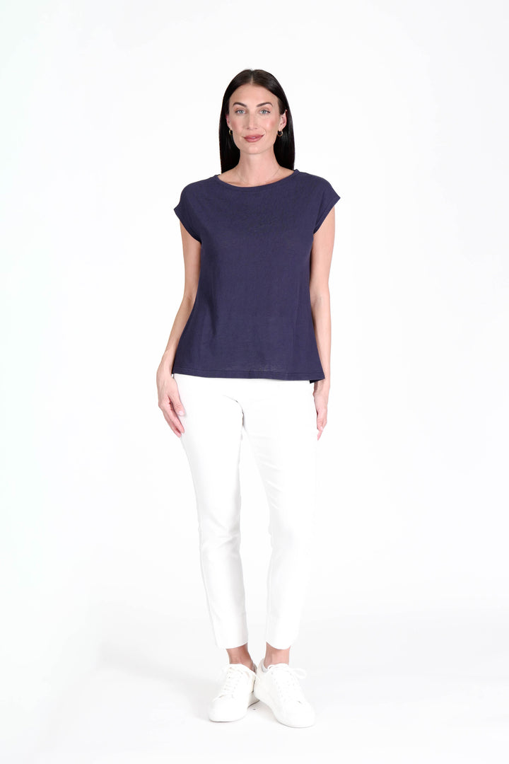 Spring Top Navy APPAREL - TOP - SHIRT JPK 2026