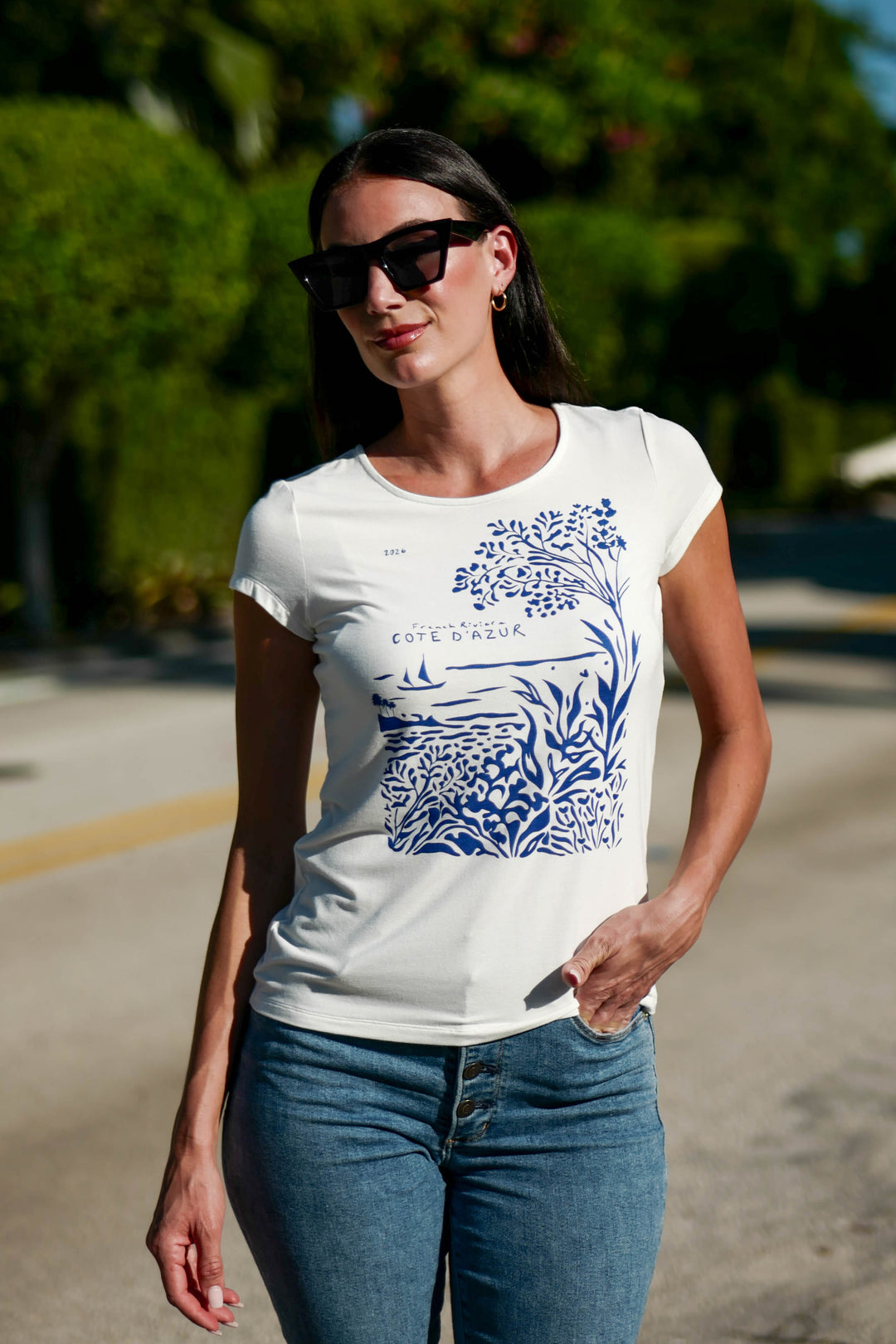 Cote D'Azur T-Shirt - Print #1 APPAREL - TOP - SHIRT JPK 2026