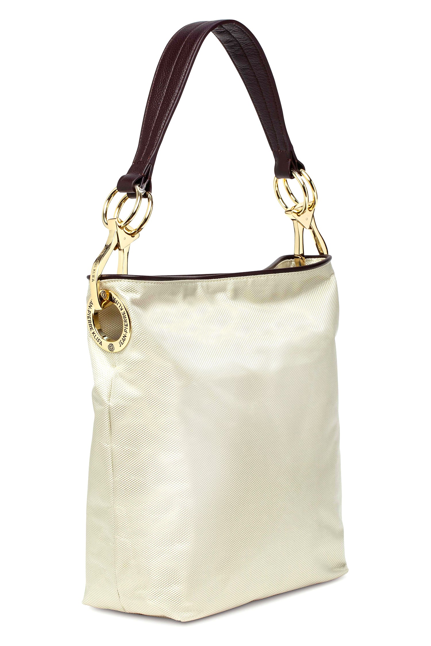Nylon Bucket Bag Almost White Handbag Jean-Pierre Klifa   
