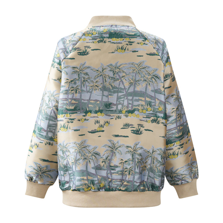 Bomber Jacket Hawaian Palms Gold APPAREL - TOP JPK 2026