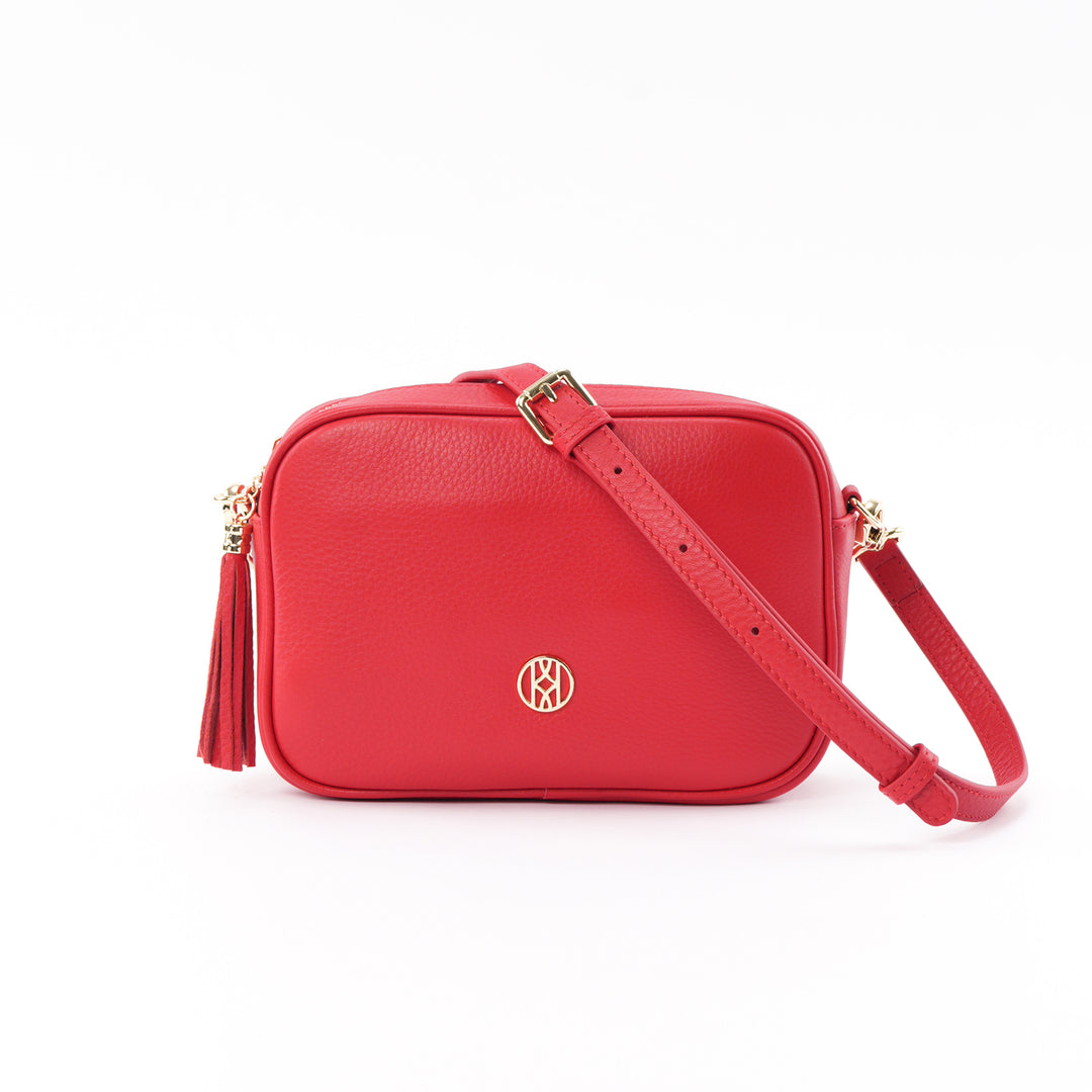 Side Bag Leather Red