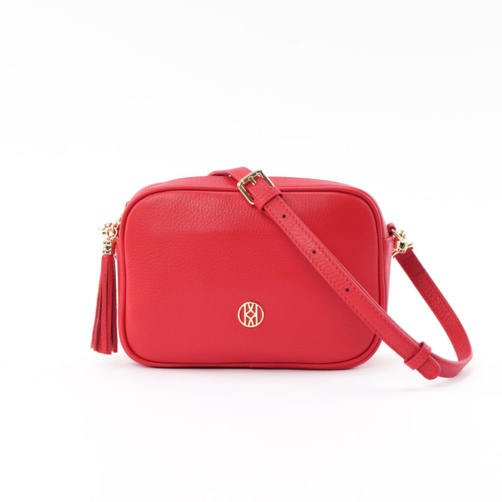Side Bag Leather Red
