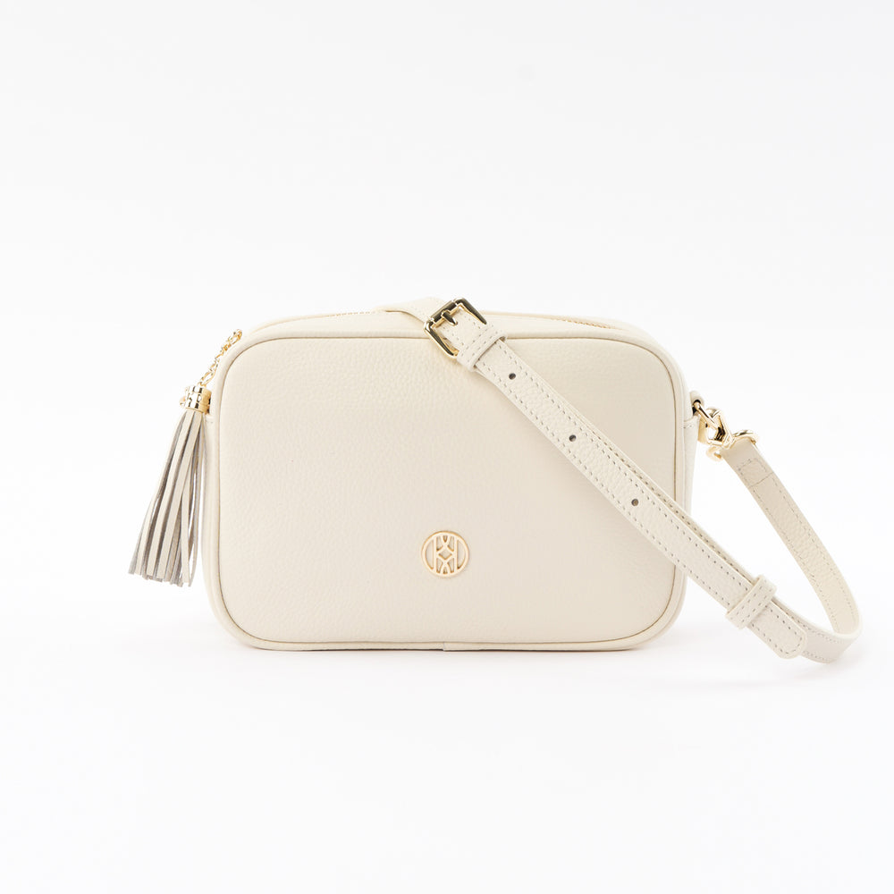 Side Bag Leather Ivory ACCESSORY - HANDBAG jeanpierreklifa.com