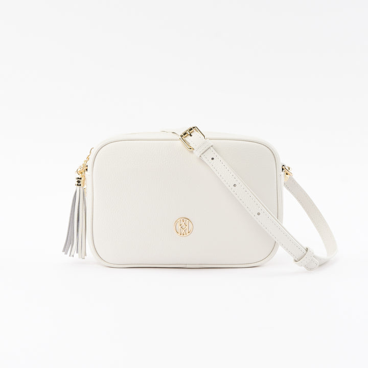 Side Bag Leather White ACCESSORY - HANDBAG jeanpierreklifa.com