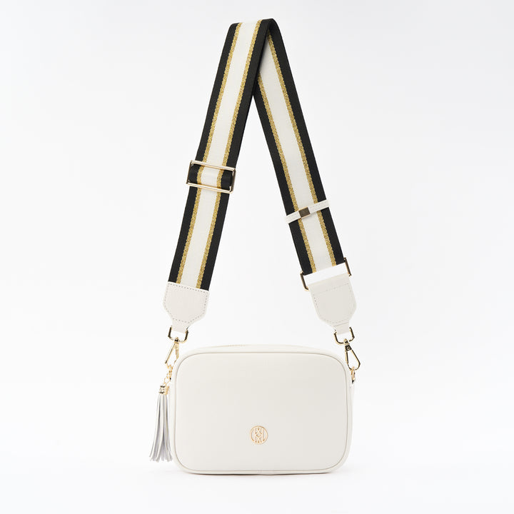 Side Bag Leather White ACCESSORY - HANDBAG jeanpierreklifa.com