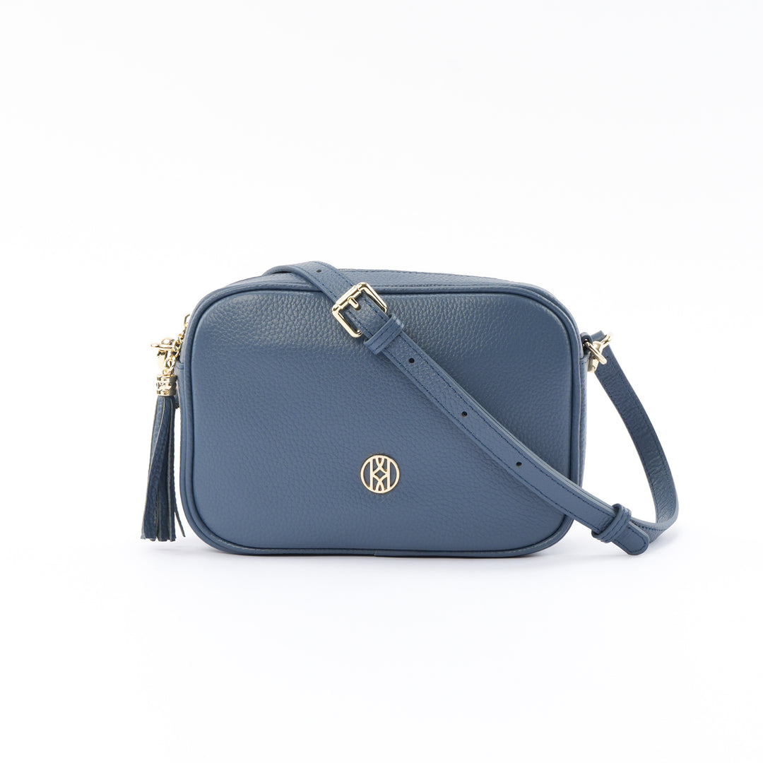 Side Bag Leather, Petrol ACCESSORY - HANDBAG jeanpierreklifa.com