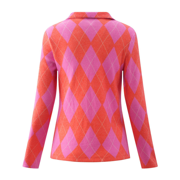 Golf Top Argyle Red/Purple Fluo APPAREL - TOP - SHIRT JPK 2026