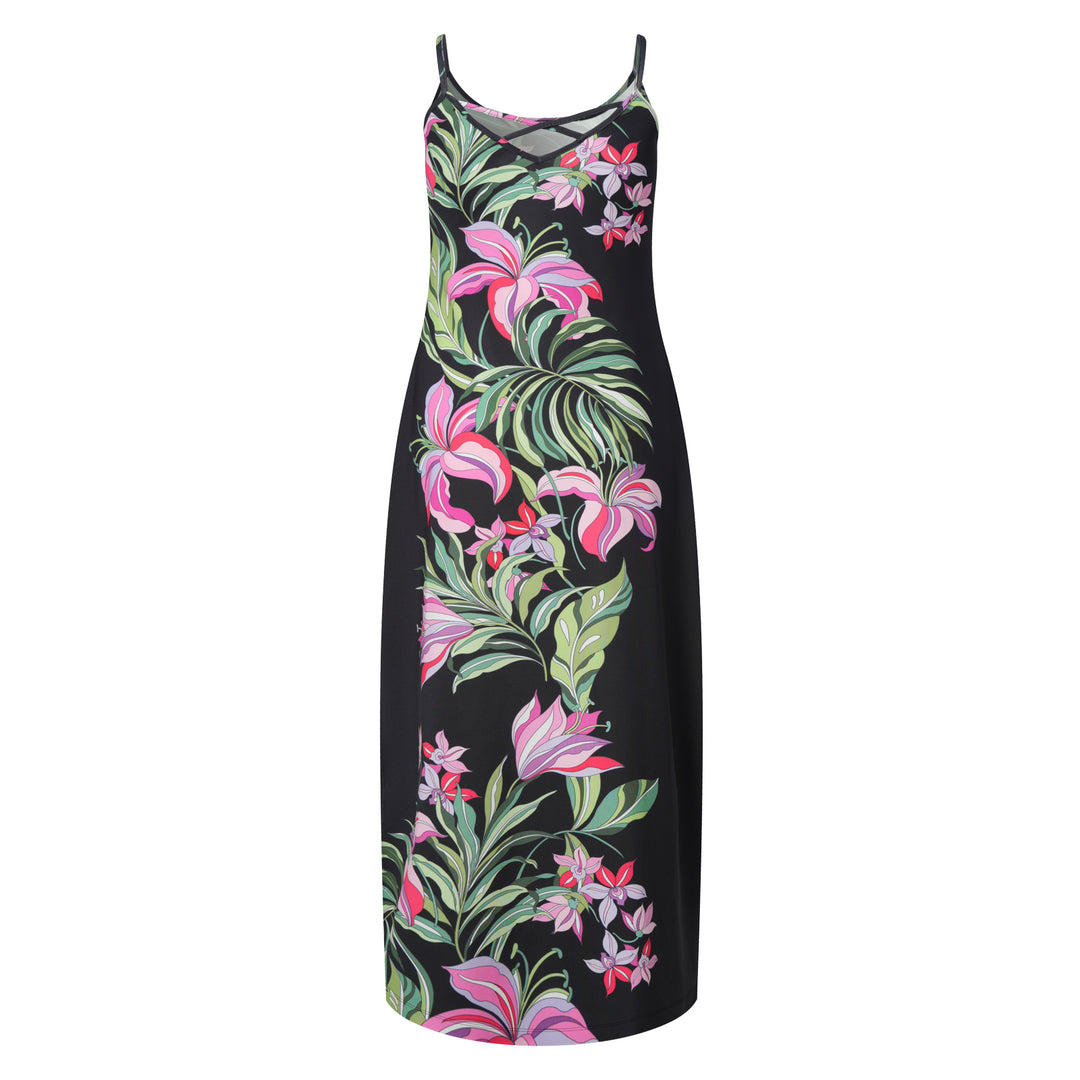 Spaghetti Dress Luscious Orchids APPAREL - DRESS JPK 2026