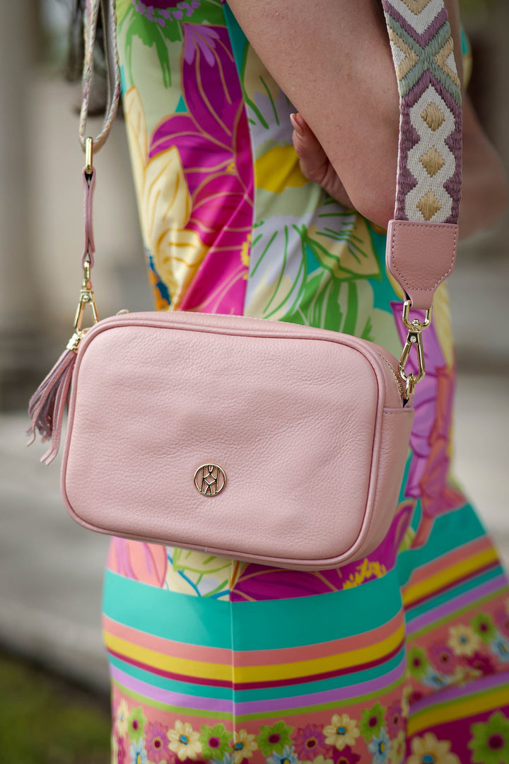 Side Bag Leather, Pink ACCESSORY - HANDBAG jeanpierreklifa.com