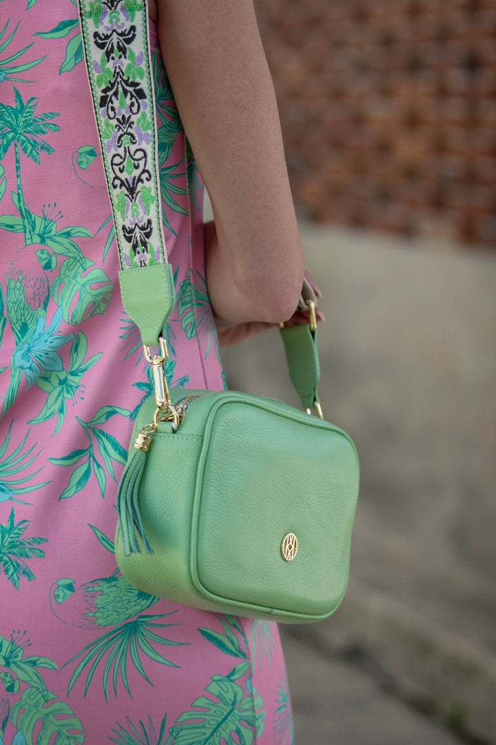 Side Bag Leather Mint ACCESSORY - HANDBAG jeanpierreklifa.com