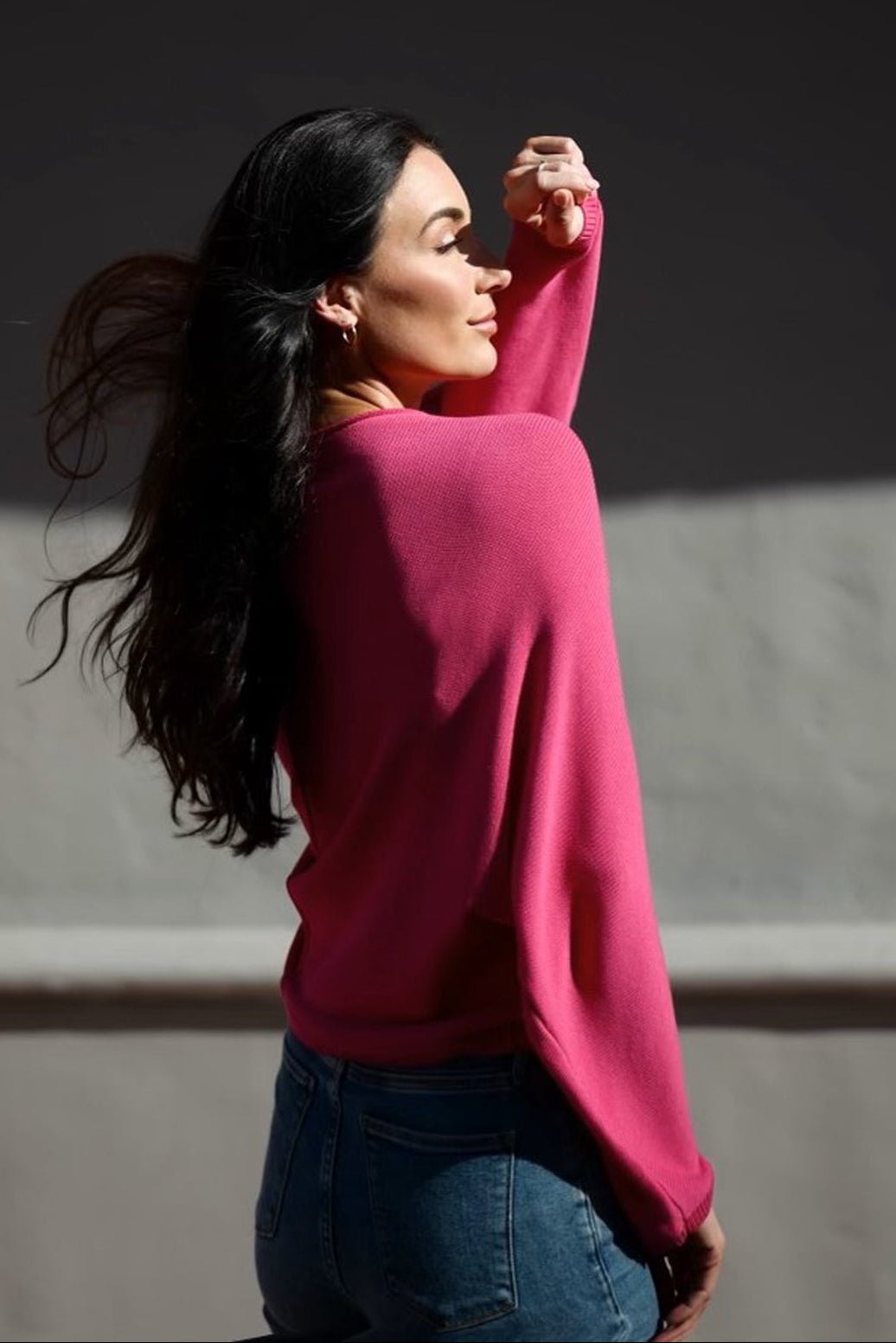 Keystone Sweater Lipstick APPAREL - TOP - SWEATER jeanpierreklifa.com