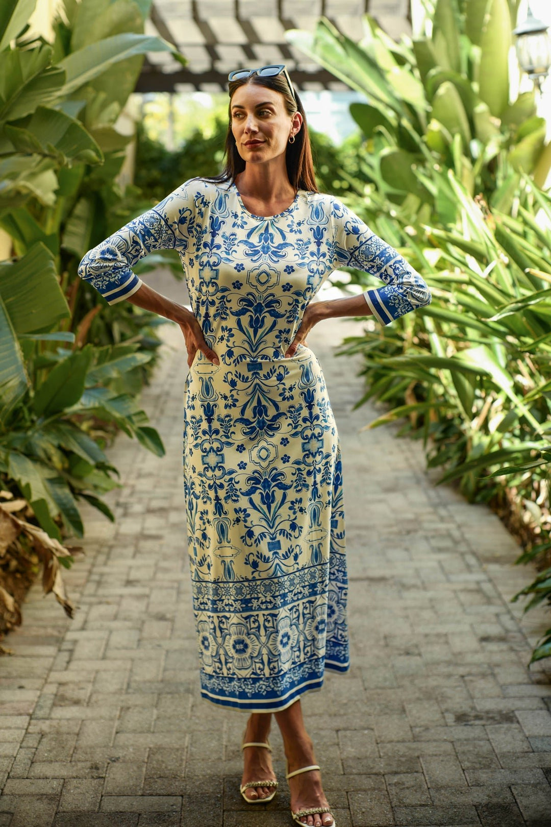 Athena Long Dress Anglican Tapestry