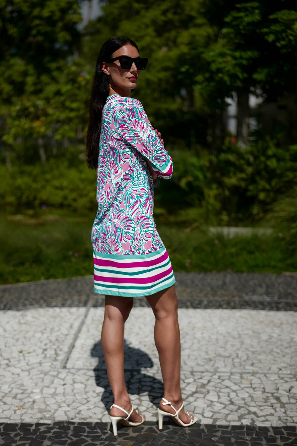 Isabella Dress Pink Garden Short Dresses Jean-Pierre Klifa