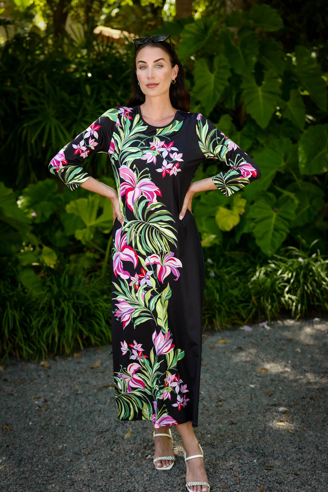 Athena Dress Luscious Orchids APPAREL - DRESS jeanpierreklifa.com