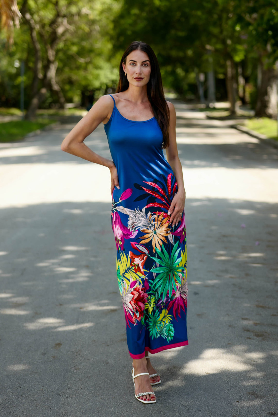 Spaghetti Dress Pacific Island APPAREL - DRESS JPK 2026