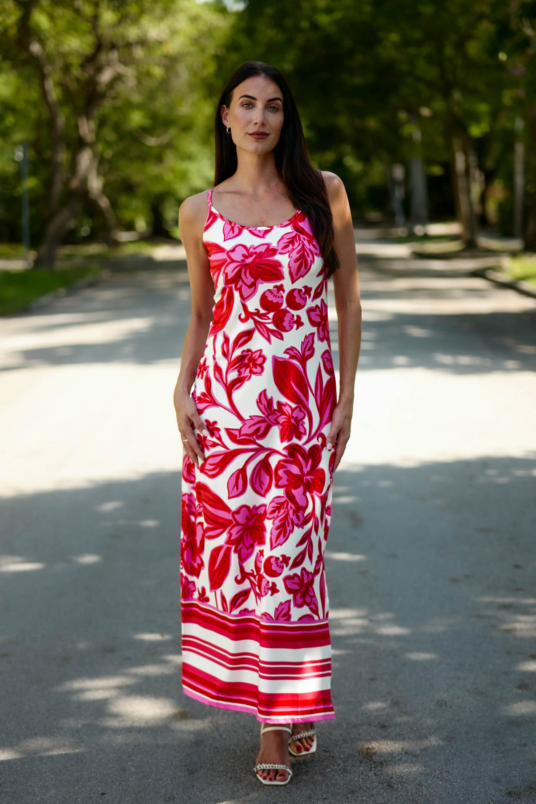 Spaghetti Dress Sangria APPAREL - DRESS JPK 2026