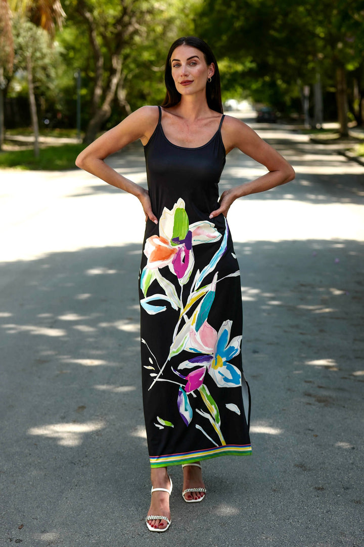 Spaghetti Dress Dali's Flowers APPAREL - DRESS JPK 2026