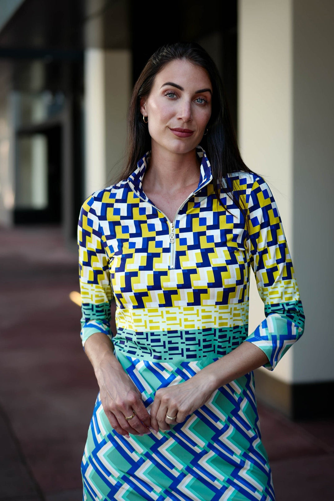 Pebble Beach Dress Damier APPAREL - DRESS JPK 2026