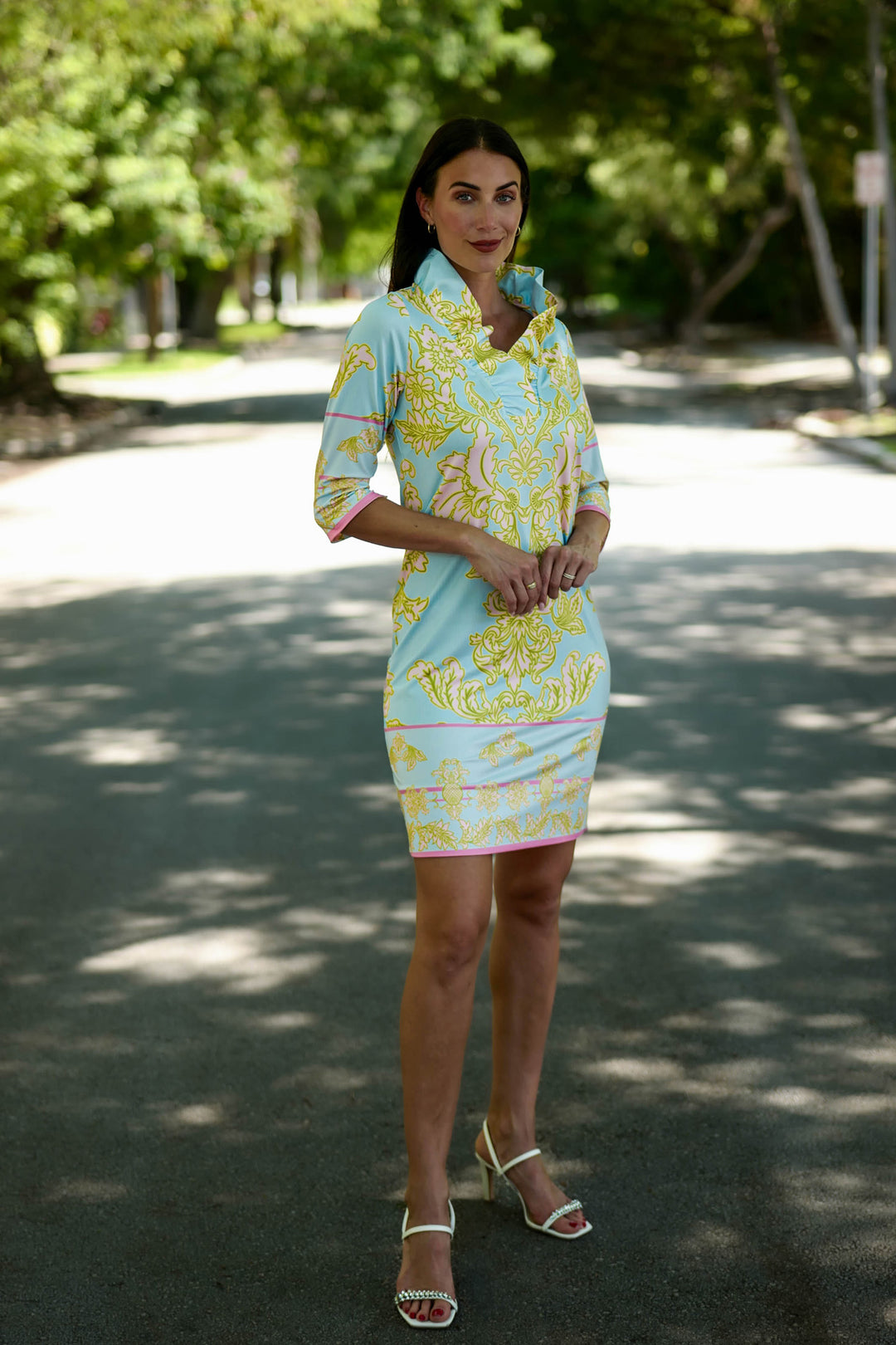 Alizah Dress Knighthood Sky APPAREL - DRESS jeanpierreklifa.com