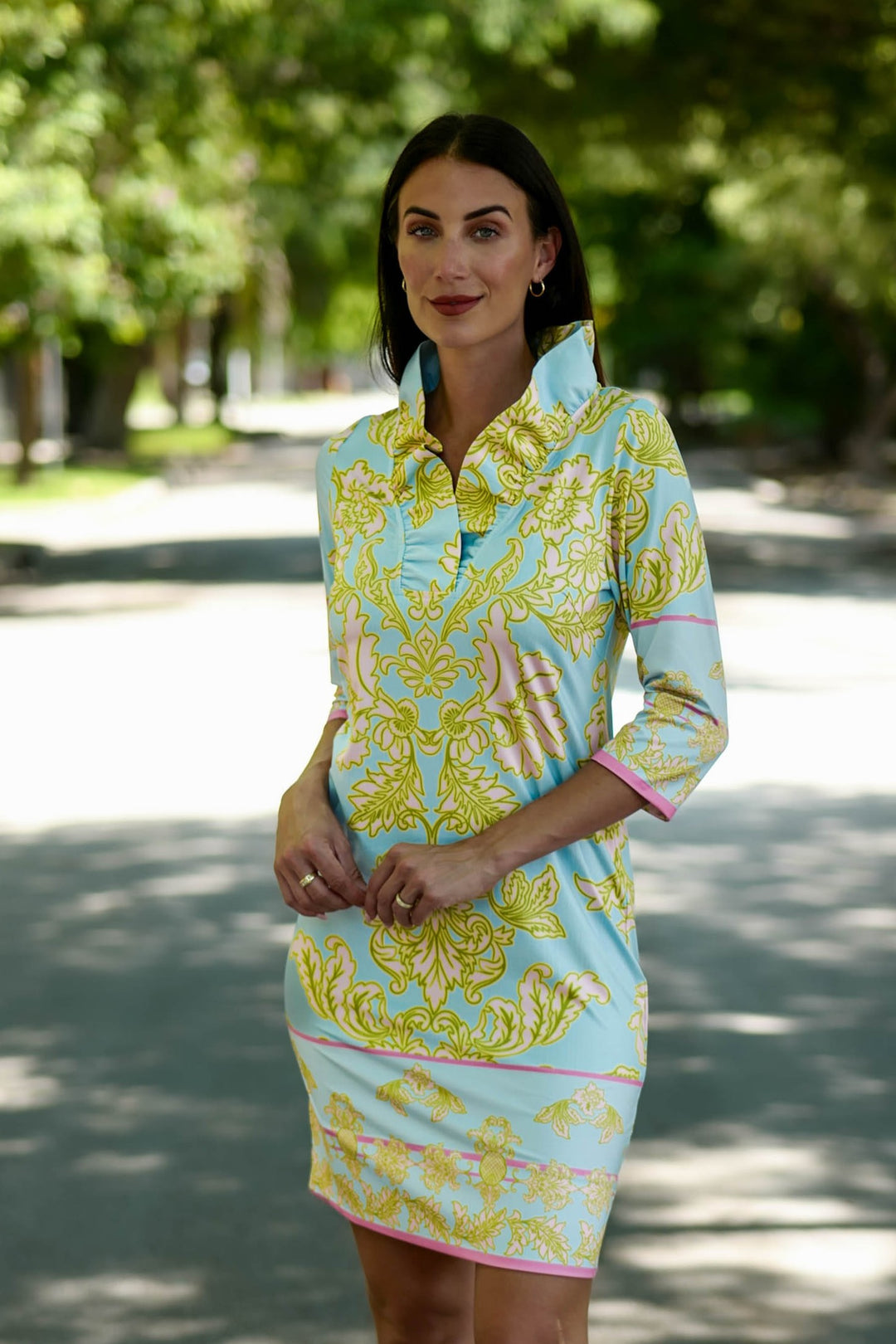 Alizah Dress Knighthood Sky APPAREL - DRESS jeanpierreklifa.com