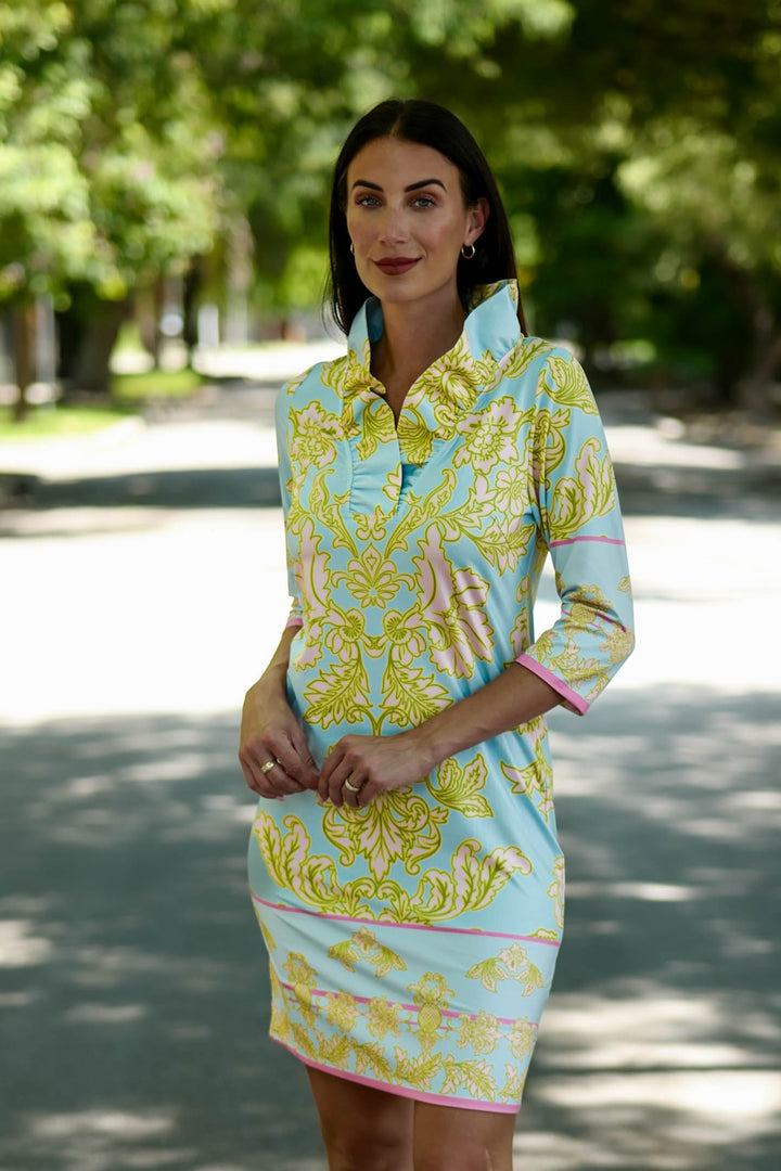 Alizah Dress Knighthood Sky APPAREL - DRESS jeanpierreklifa.com