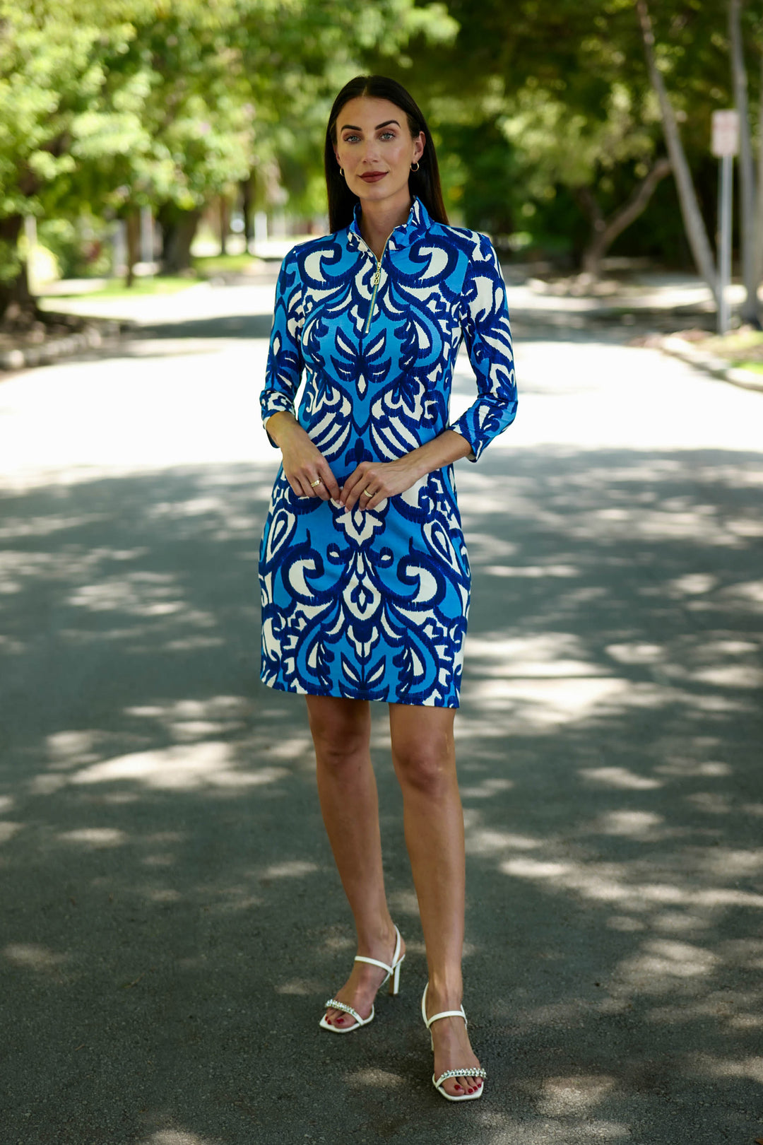 Pebble Beach Dress Madrigal Blue APPAREL - DRESS jeanpierreklifa.com