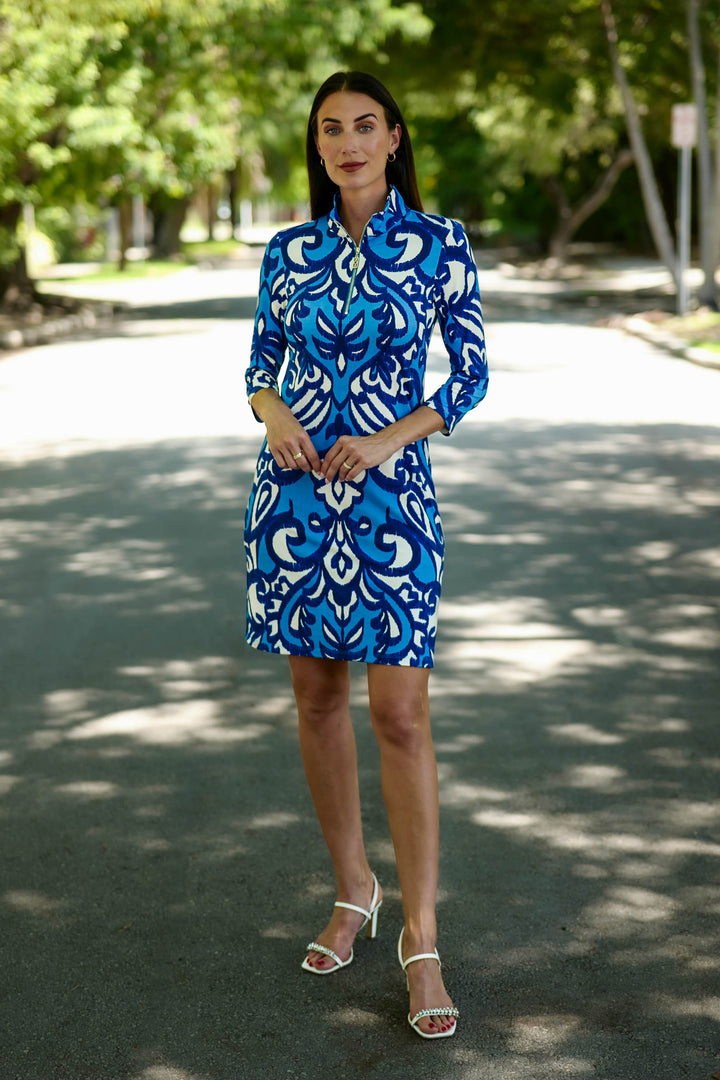 Pebble Beach Dress Madrigal Blue APPAREL - DRESS jeanpierreklifa.com