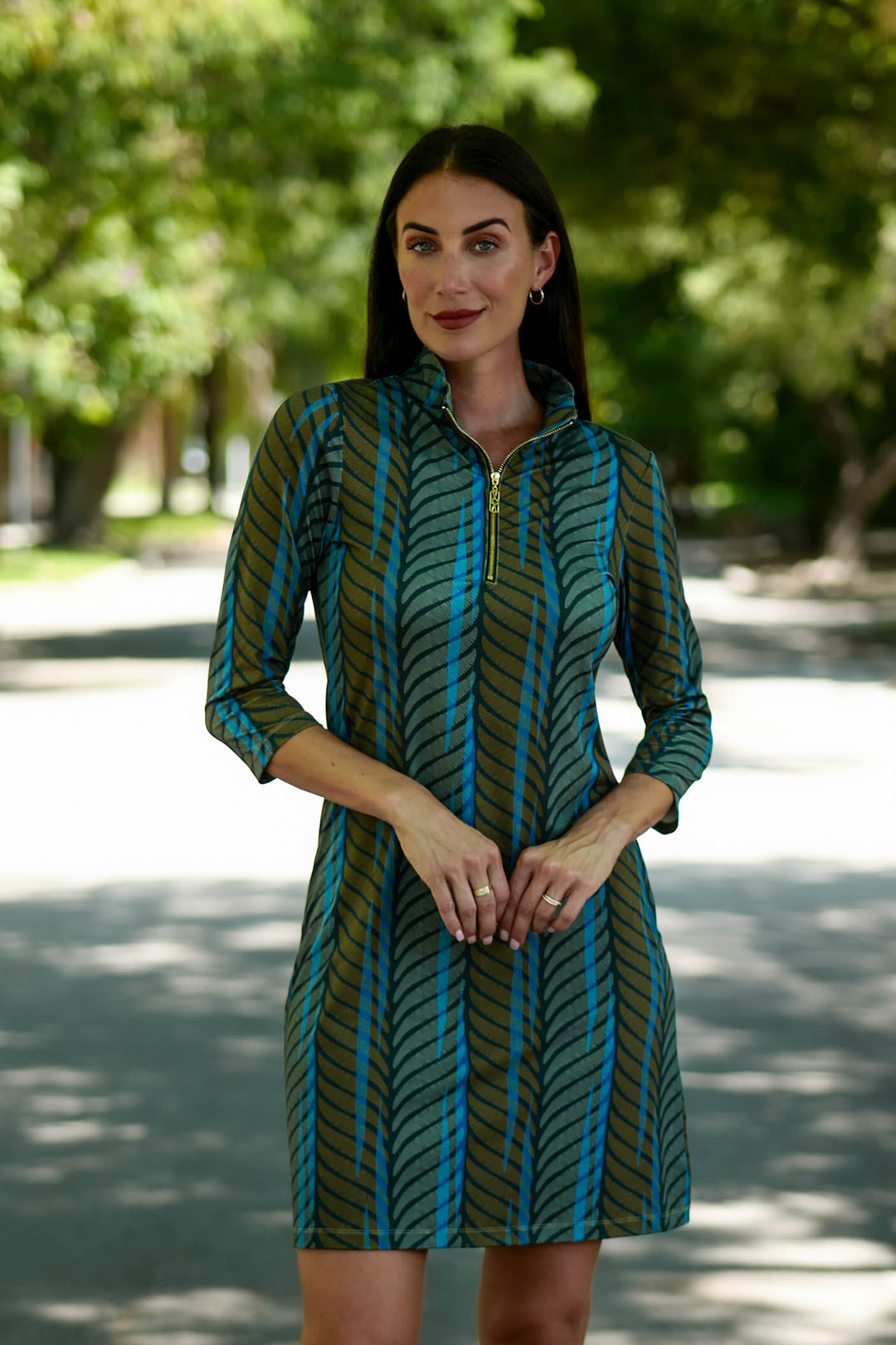 Pebble Beach Dress British Tweed APPAREL - DRESS JPK