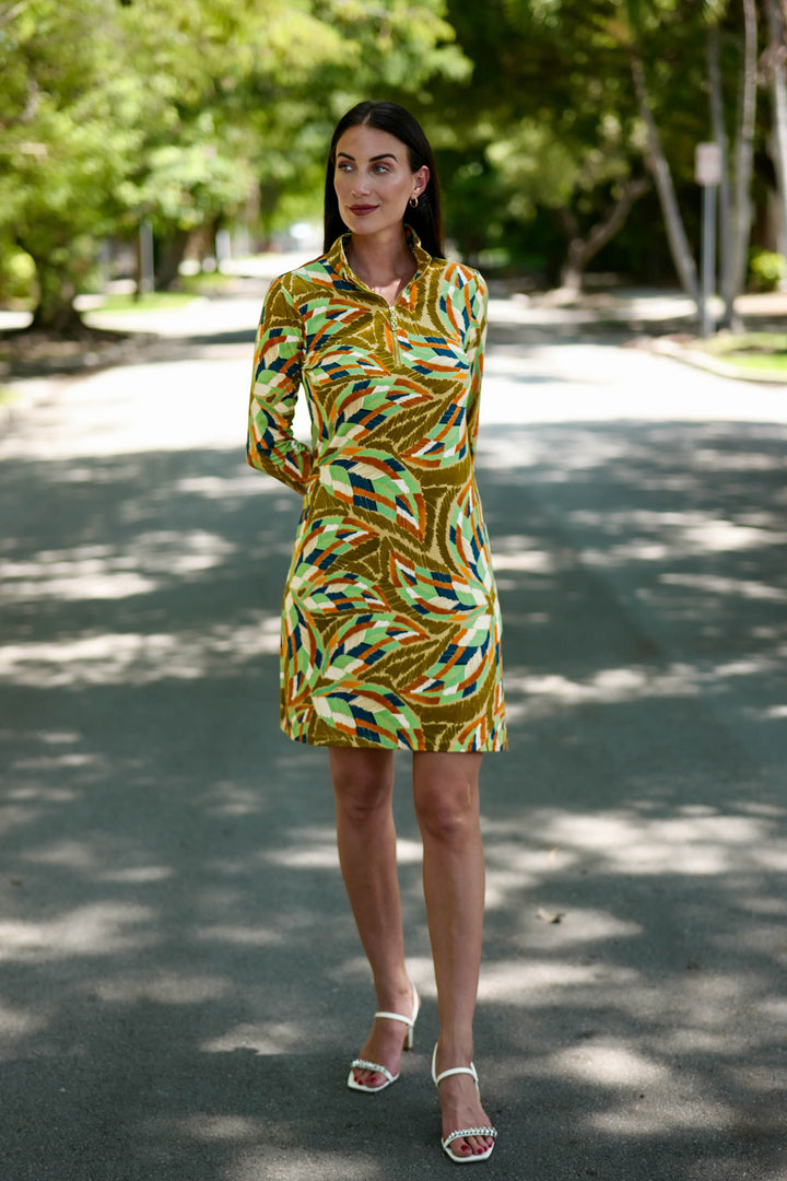 Pebble Beach Dress Autumn Quilt APPAREL - DRESS jeanpierreklifa.com