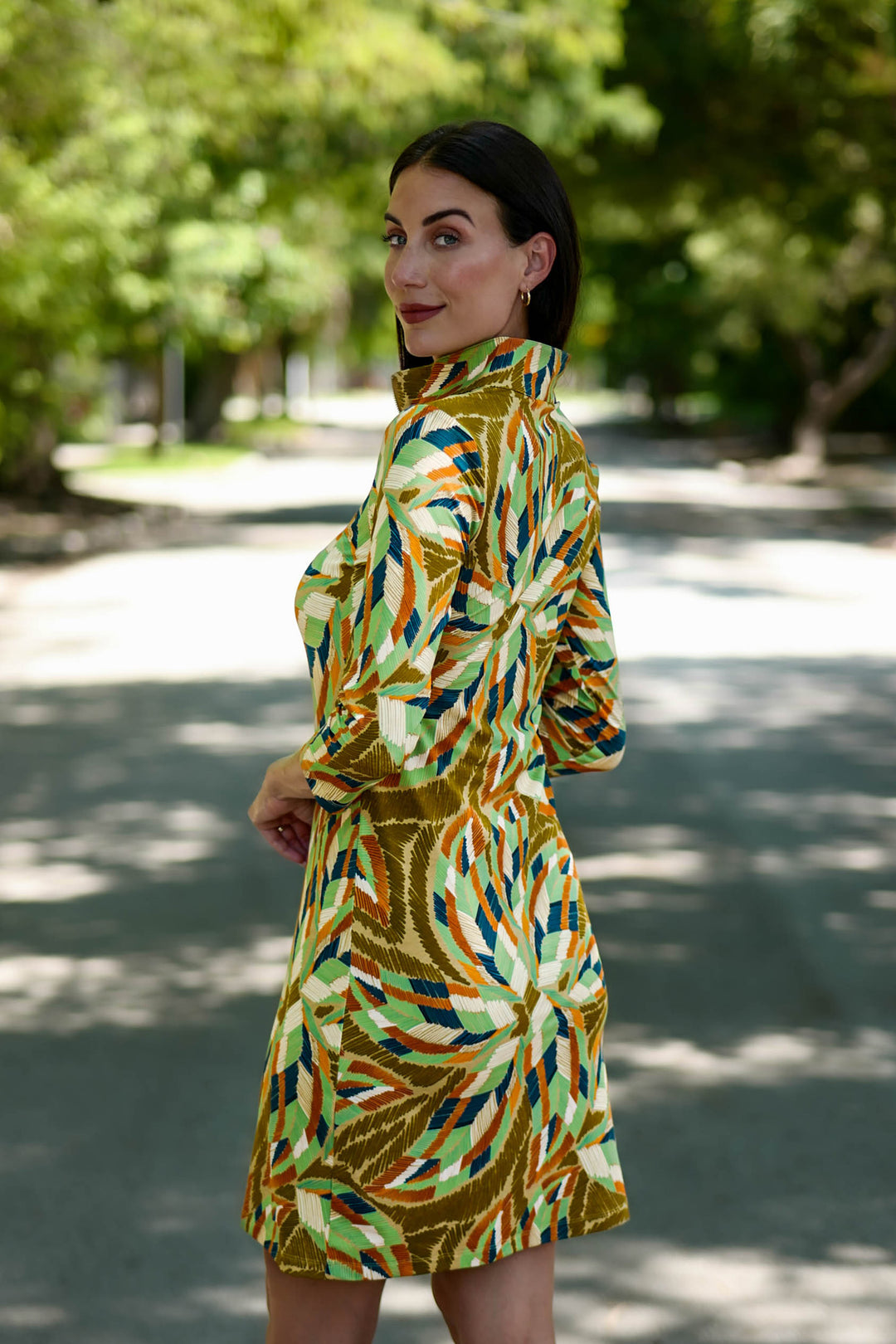 Pebble Beach Dress Autumn Quilt APPAREL - DRESS jeanpierreklifa.com