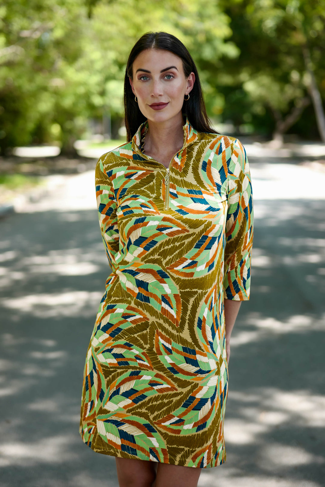 Pebble Beach Dress Autumn Quilt APPAREL - DRESS jeanpierreklifa.com