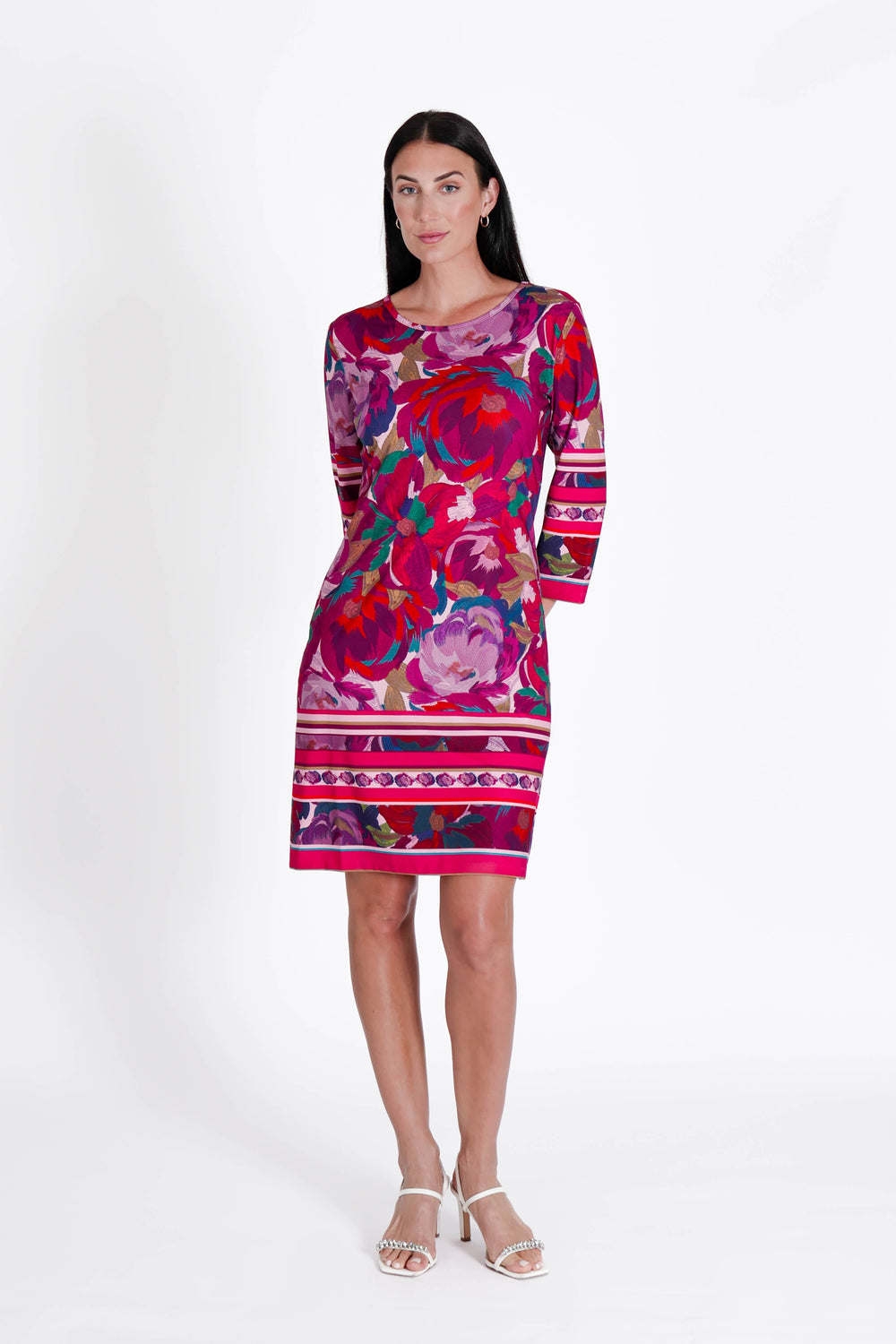 Daphne Dress Magenta Bouquet APPAREL - DRESS JPK 2026