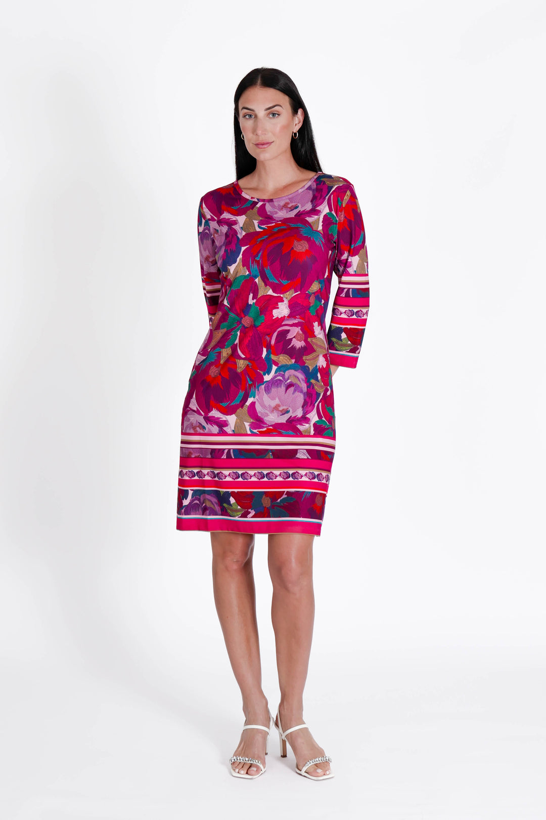 Daphne Dress Magenta Bouquet APPAREL - DRESS JPK 2026