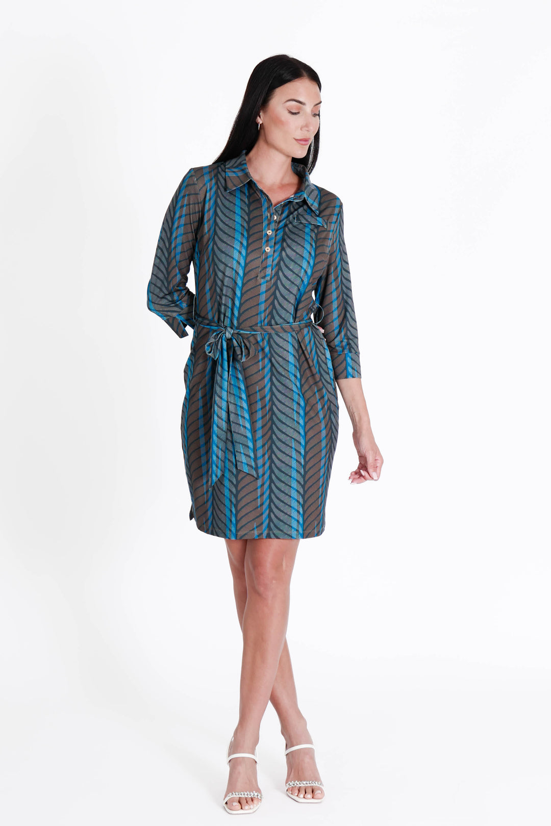 Pebble Beach Dress British Tweed APPAREL - DRESS JPK