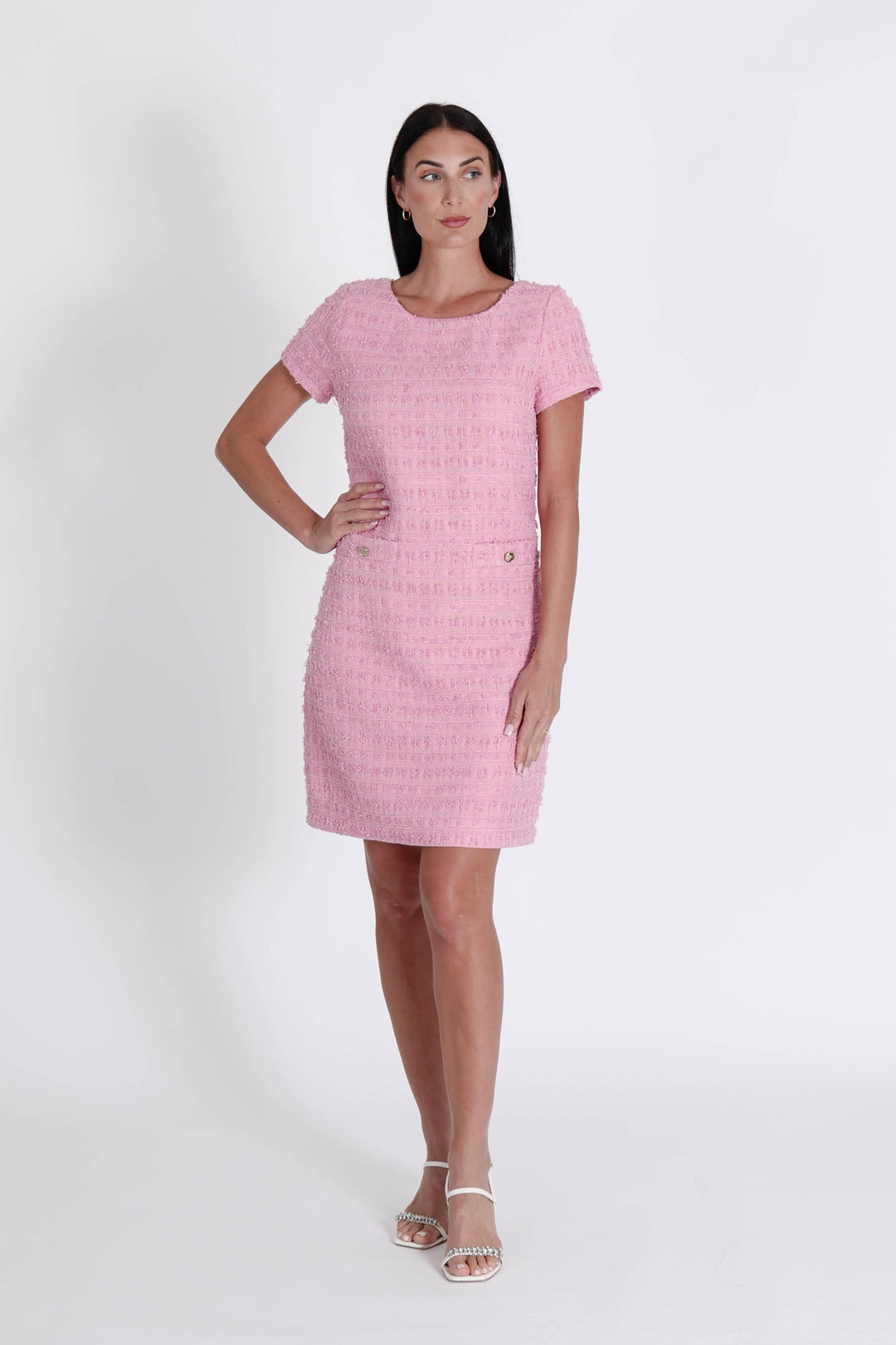 Barrington Dress Pink APPAREL - DRESS jeanpierreklifa.com