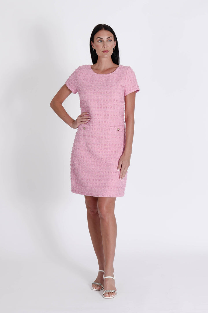 Barrington Dress Pink APPAREL - DRESS jeanpierreklifa.com