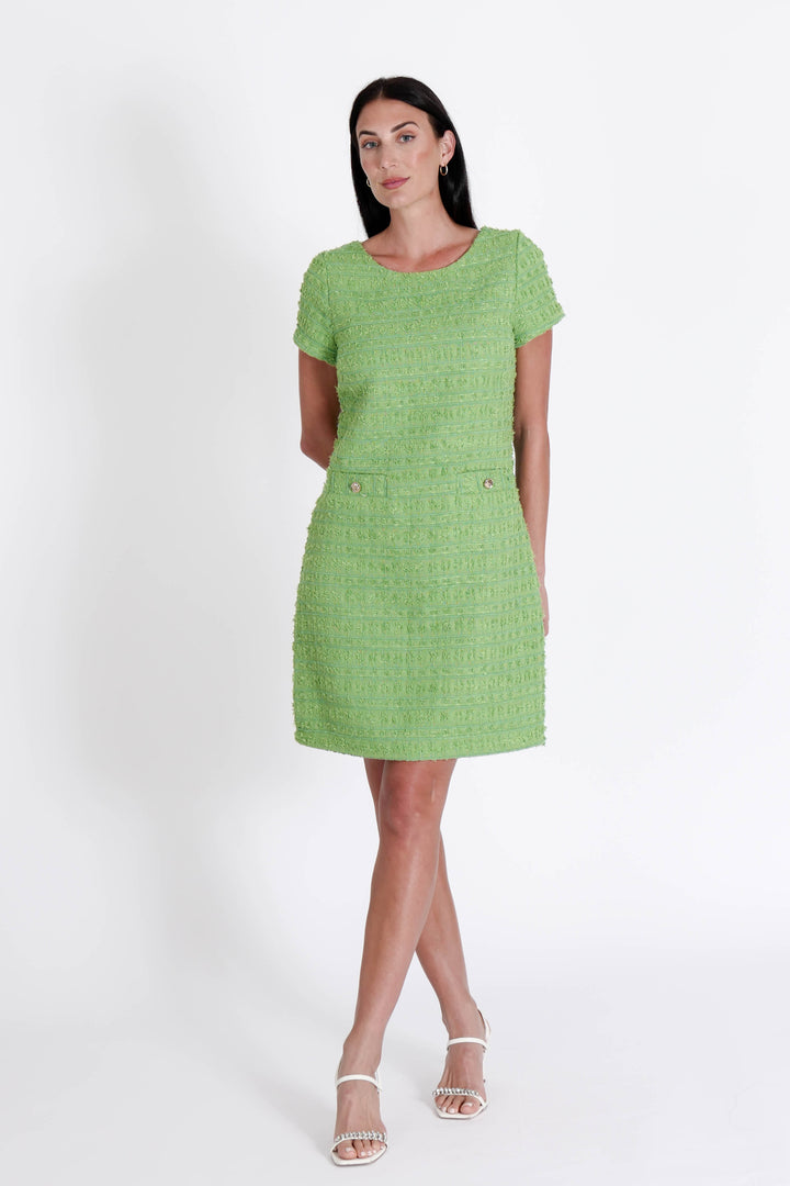 Barrington Dress Green APPAREL - DRESS jeanpierreklifa.com