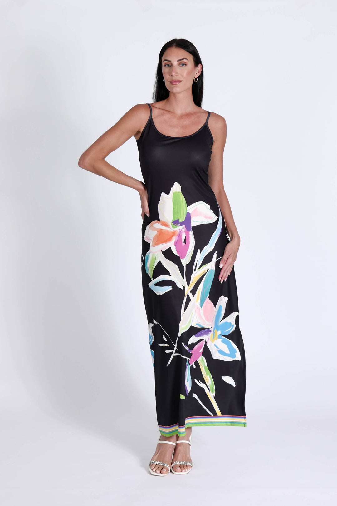 Spaghetti Dress Dali's Flowers APPAREL - DRESS JPK 2026