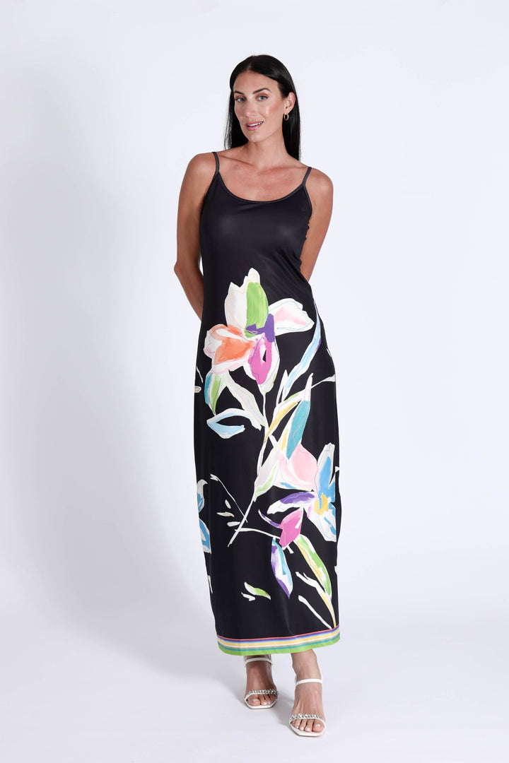 Spaghetti Dress Dali's Flowers APPAREL - DRESS JPK 2026