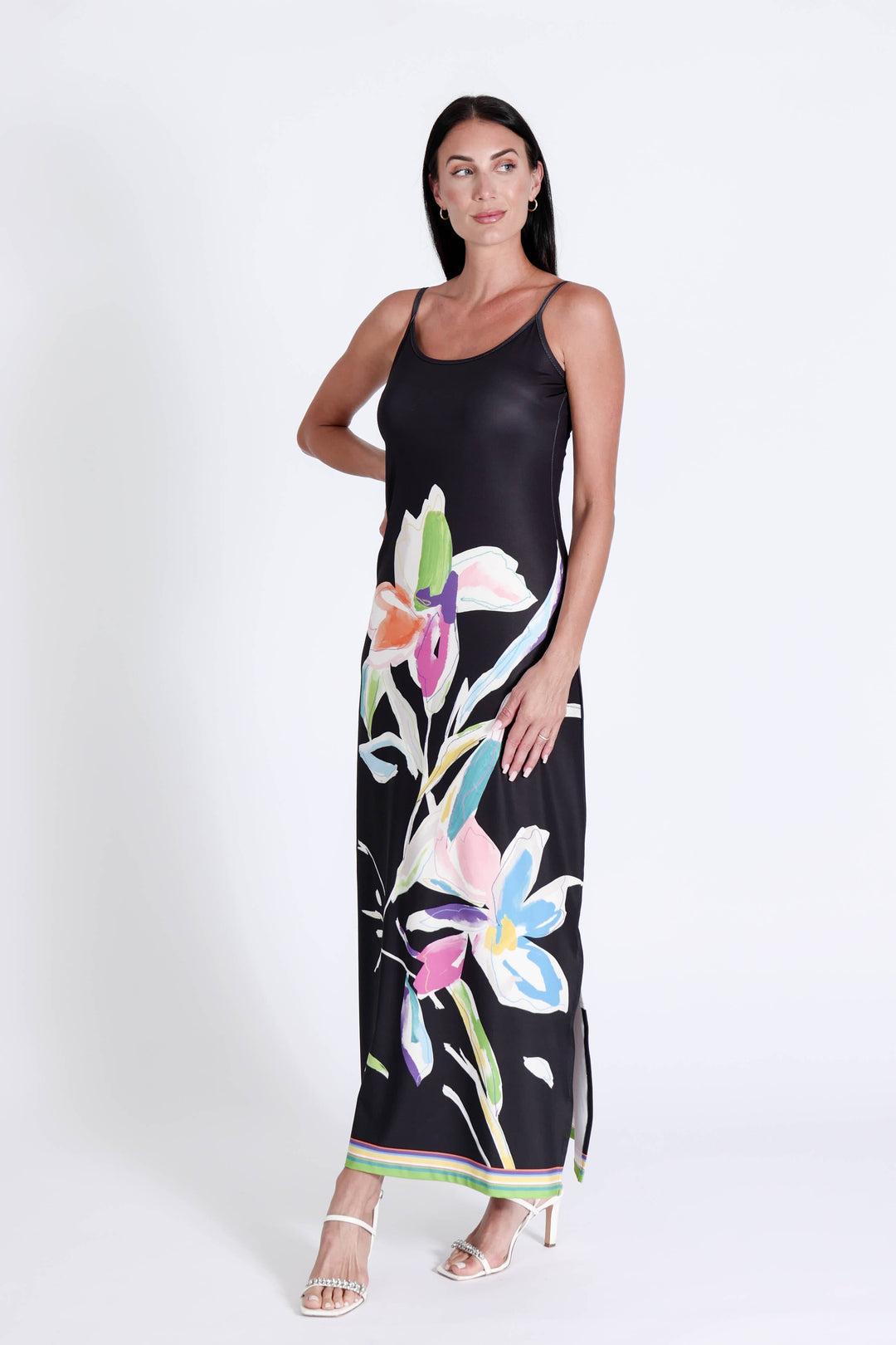 Spaghetti Dress Dali's Flowers APPAREL - DRESS JPK 2026