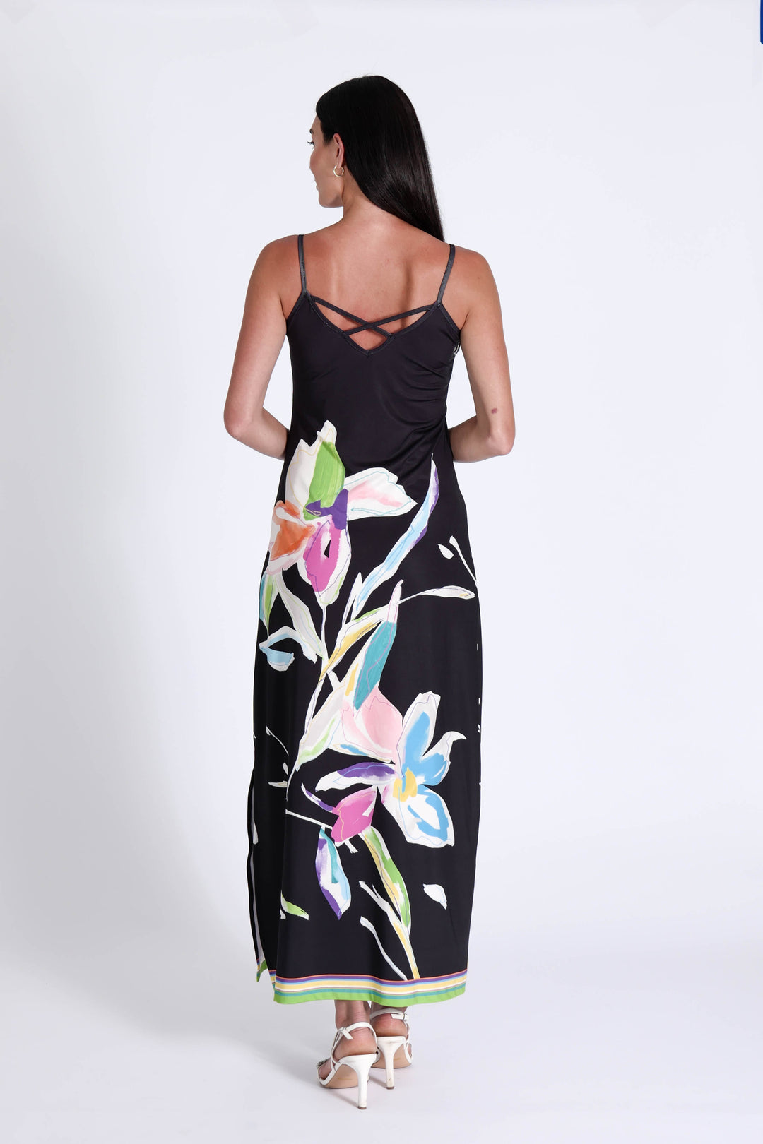 Spaghetti Dress Dali's Flowers APPAREL - DRESS JPK 2026