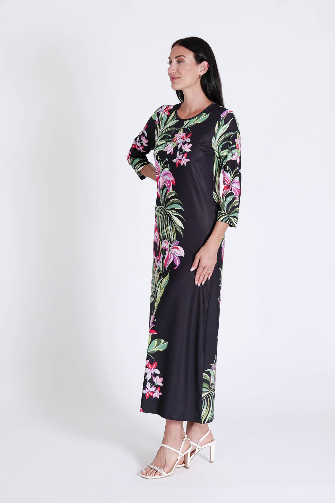 Athena Dress Luscious Orchids APPAREL - DRESS jeanpierreklifa.com