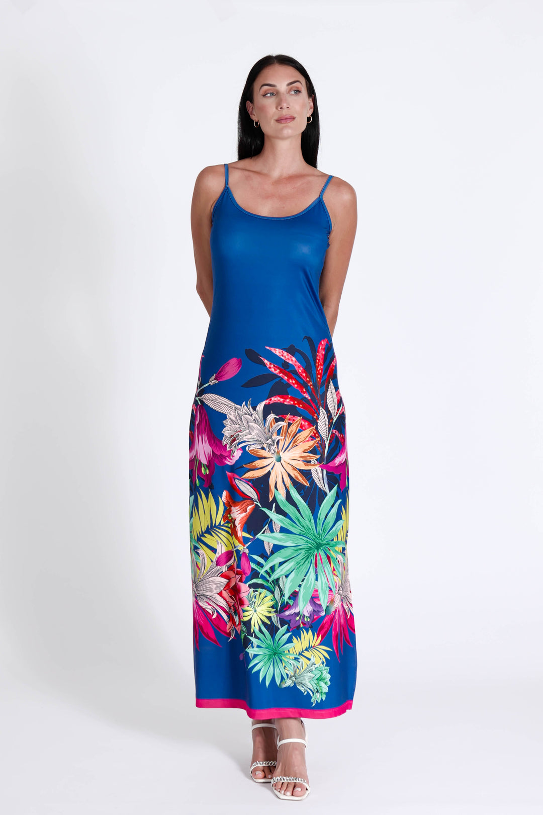 Spaghetti Dress Pacific Island Small