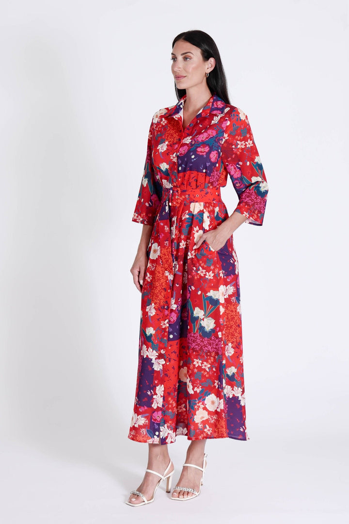 Marrakech Dress Cherry Flowers APPAREL - DRESS jeanpierreklifa.com